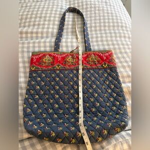 2004 Vintage Vera Bradley Tote in pattern “Emily” Like new Y2K